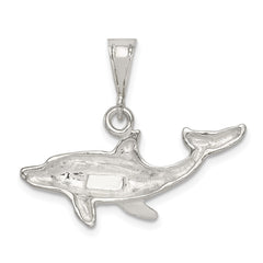 Sterling Silver Dolphin Charm QC943