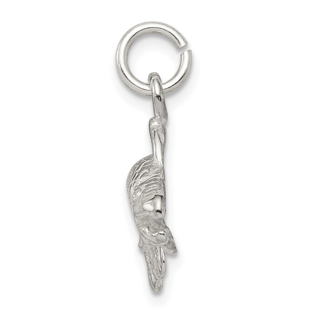 Sterling Silver Fish Charm QC957