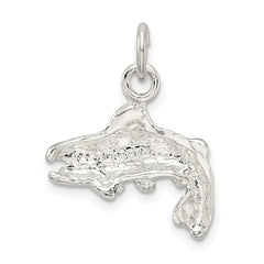 Sterling Silver Fish Charm QC957