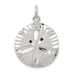 Sterling Silver Sand Dollar Charm QC958