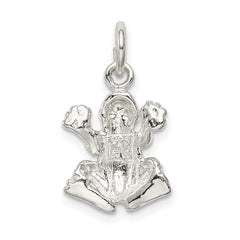 Sterling Silver Frog Charm QC973