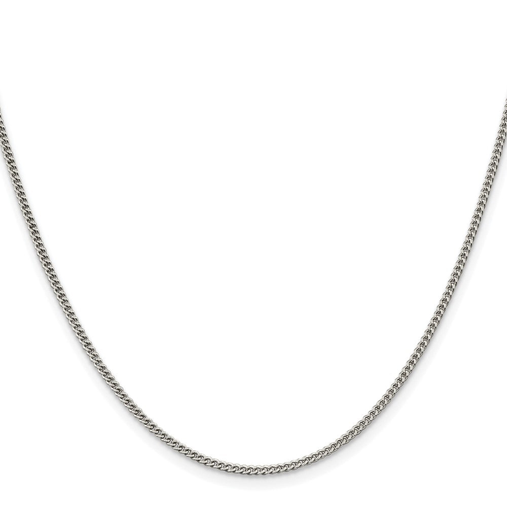 Sterling Silver Rhodium-plated 1.75mm Curb ChainQCB050R