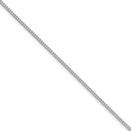 Sterling Silver Rhodium-plated 1.75mm Curb ChainQCB050R