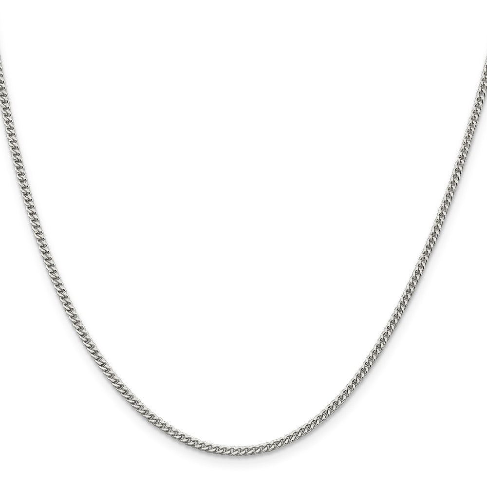 Sterling Silver Rhodium-plated 2mm Curb ChainQCB060R