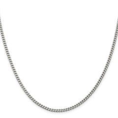 Sterling Silver 3mm Curb ChainQCB080