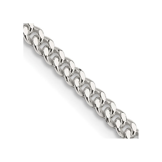 Sterling Silver 3mm Curb ChainQCB080