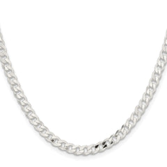 Sterling Silver 4.5mm Curb ChainQCB120