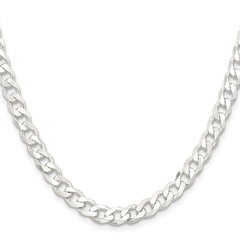 Sterling Silver 6.5mm Curb ChainQCB180