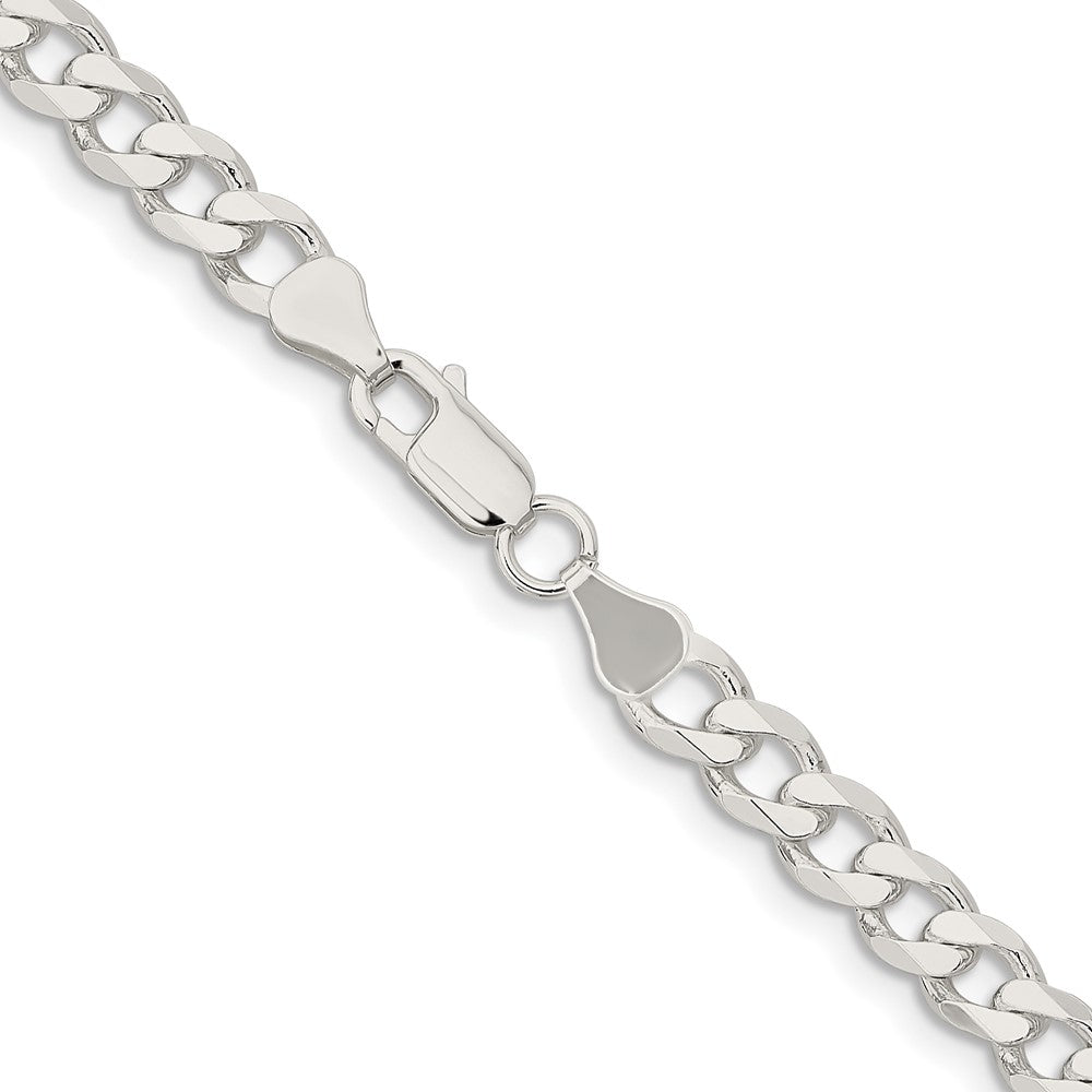 Sterling Silver 6.5mm Curb ChainQCB180