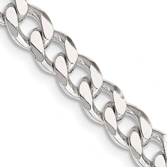 Sterling Silver 6.5mm Curb ChainQCB180
