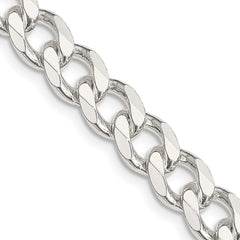 Sterling Silver 8.3mm Curb ChainQCB220