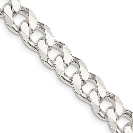 Sterling Silver 9.3mm Curb ChainQCB250