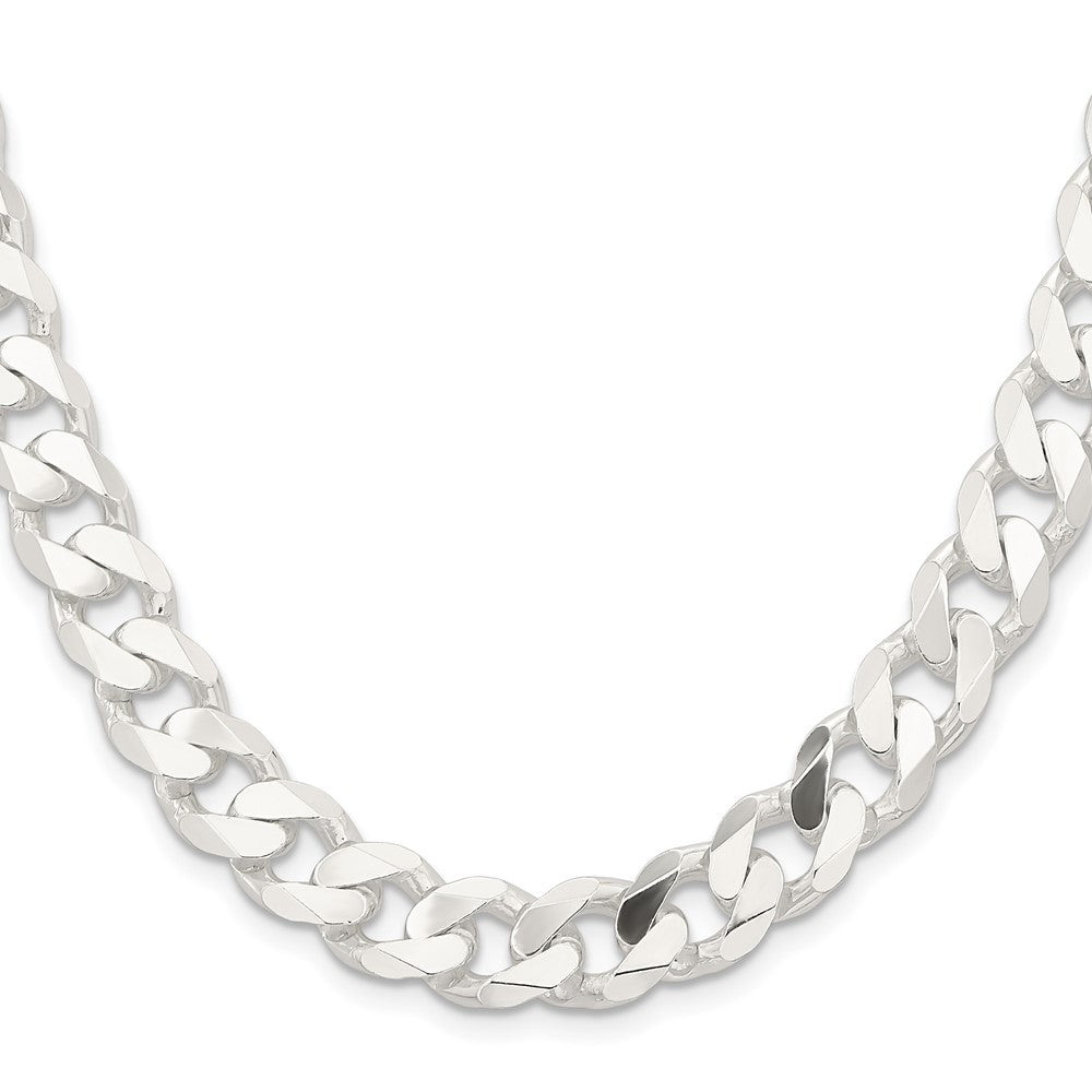 Sterling Silver 11mm Curb ChainQCB300
