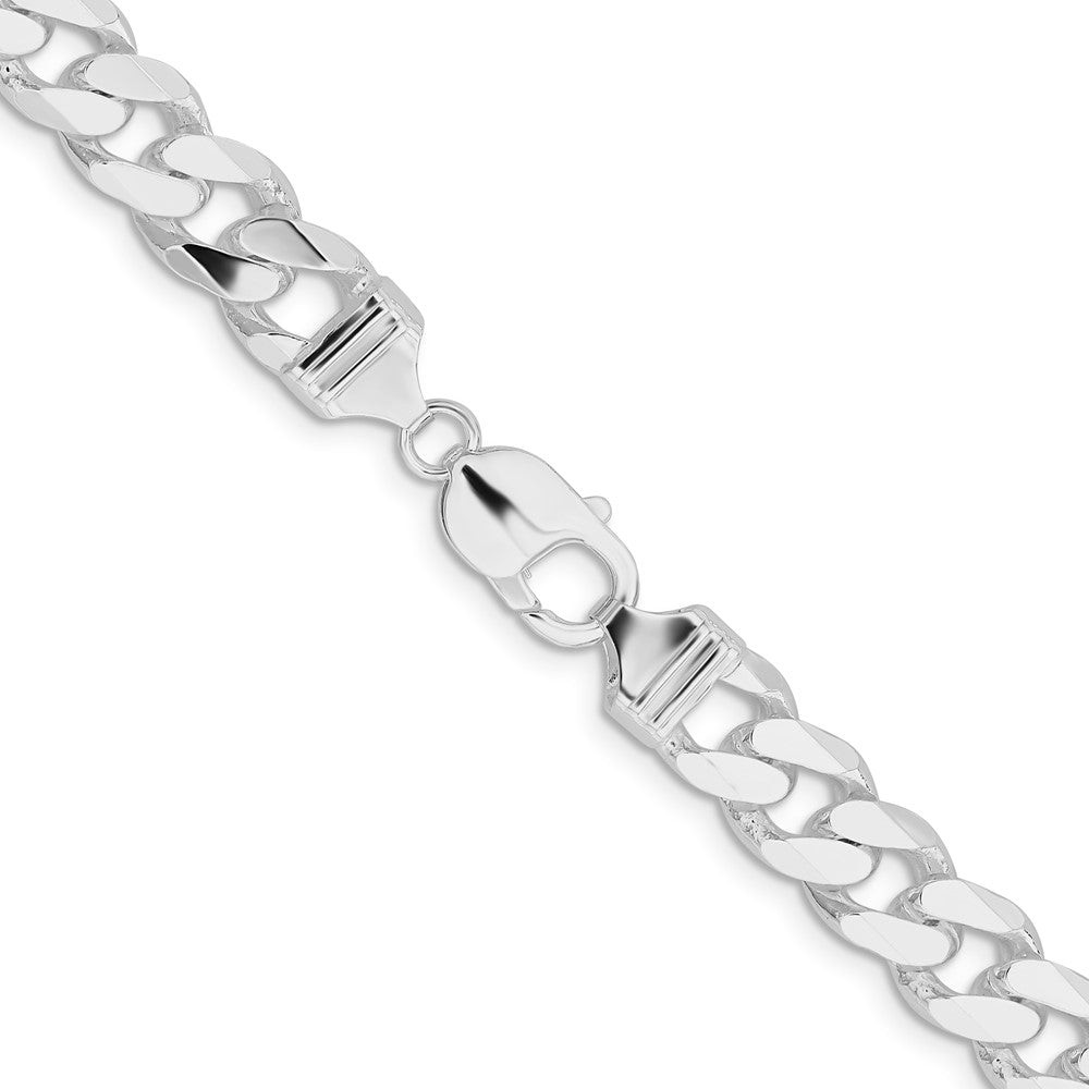 Sterling Silver Rhodium-plated 11mm Curb ChainQCB300R