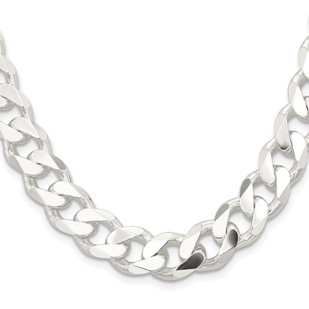 Sterling Silver 13mm Curb ChainQCB350