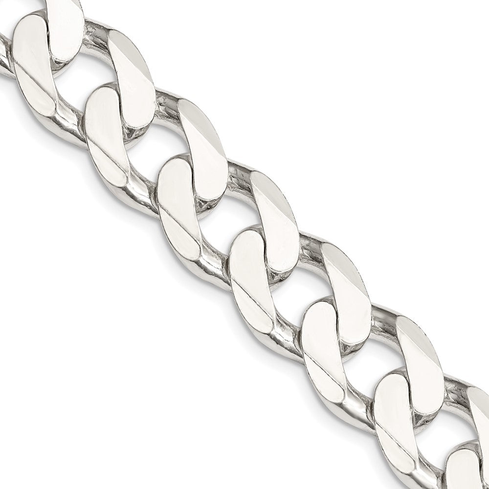 Sterling Silver 14.5mm Curb ChainQCB400