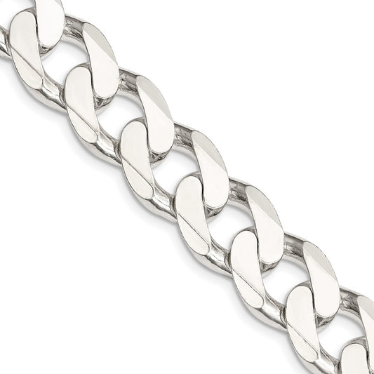 Sterling Silver 14.5mm Curb ChainQCB400