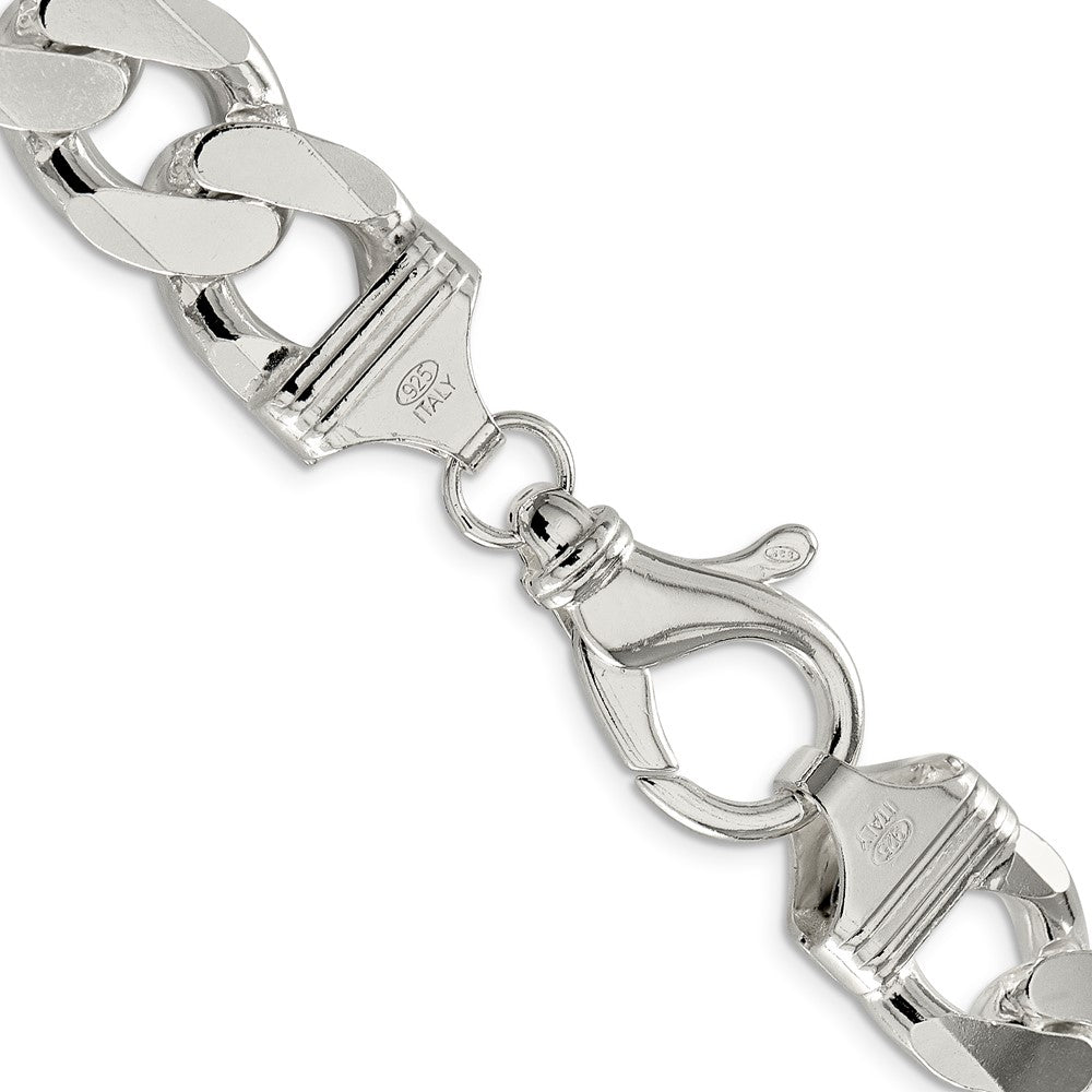 Sterling Silver 16.25mm Curb ChainQCB450