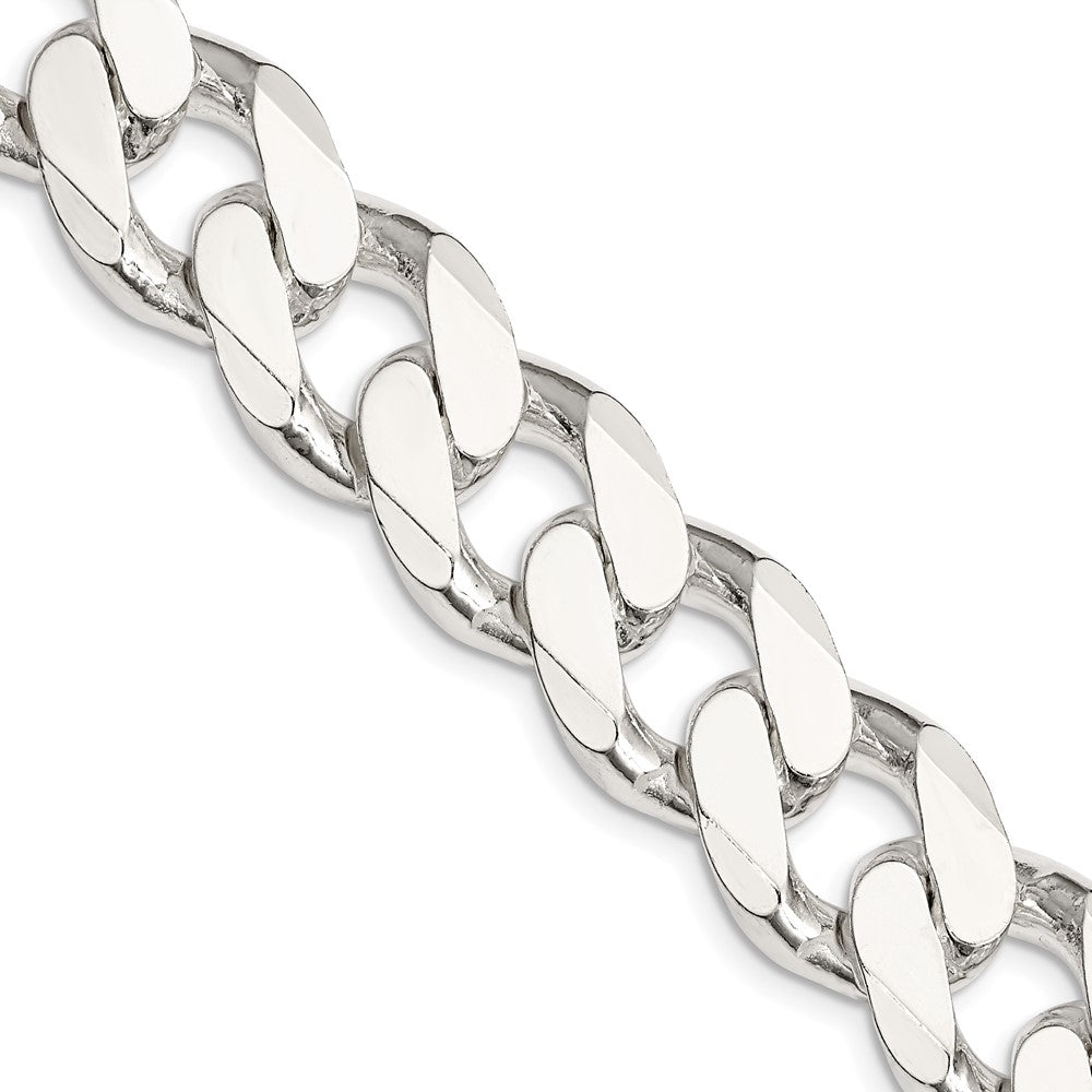 Sterling Silver 16.25mm Curb ChainQCB450
