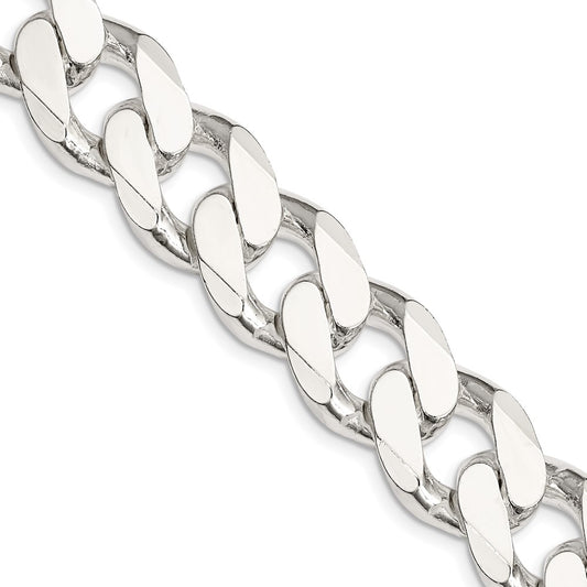 Sterling Silver 16.25mm Curb ChainQCB450