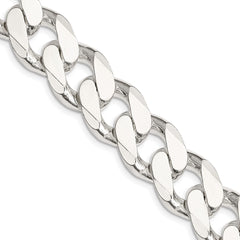 Sterling Silver 16.25mm Curb ChainQCB450