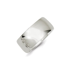 Sterling Silver 10mm Comfort Fit Size 10 Band