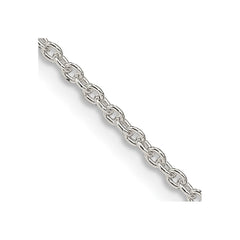 Sterling Silver 1.95mm Cable ChainQCL050