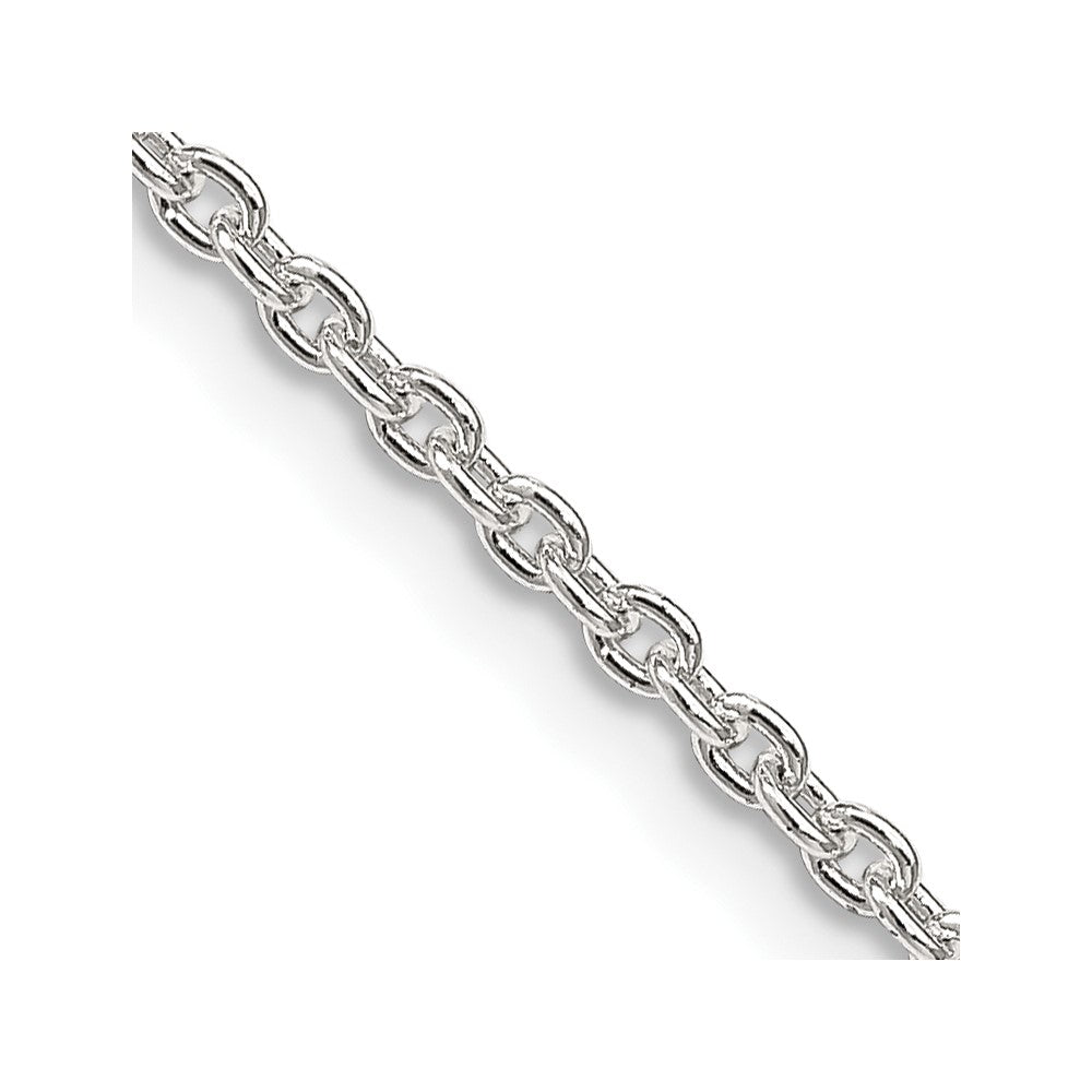 Sterling Silver 2.25mm Cable ChainQCL060