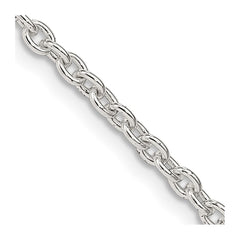 Sterling Silver 2.75mm Cable ChainQCL080