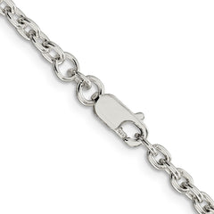 Sterling Silver 3.5mm Cable ChainQCL100