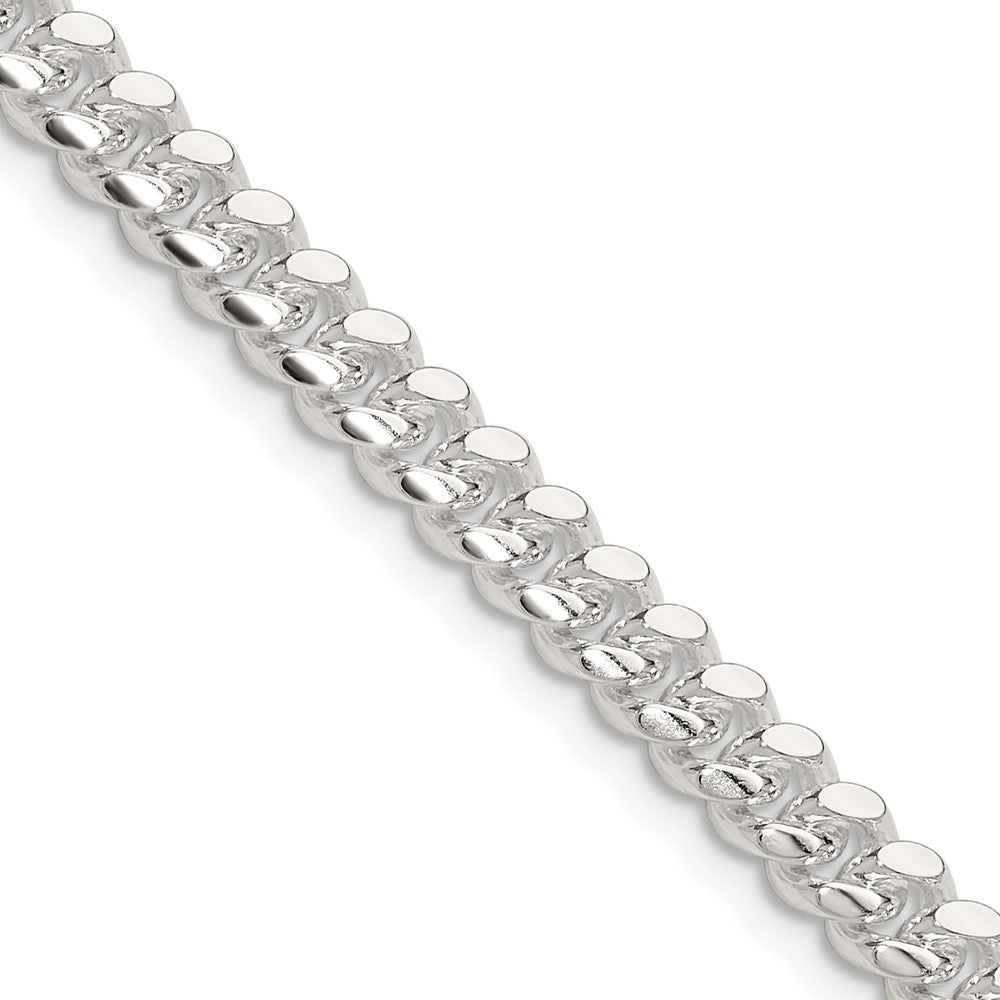Sterling Silver Polished 5.7mm Domed Curb ChainQDB150