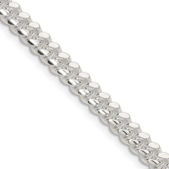 Sterling Silver Polished 5.7mm Domed Curb ChainQDB150