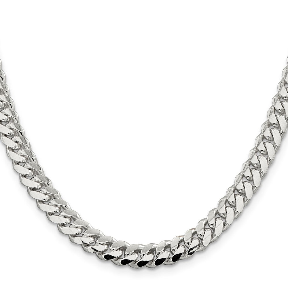 Sterling Silver 7.0mm Polished Domed Curb ChainQDB200