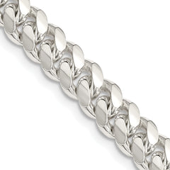 Sterling Silver 7.0mm Polished Domed Curb ChainQDB200