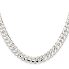 Sterling Silver 9mm Polished Domed Curb ChainQDB250