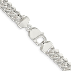 Sterling Silver 9mm Polished Domed Curb ChainQDB250