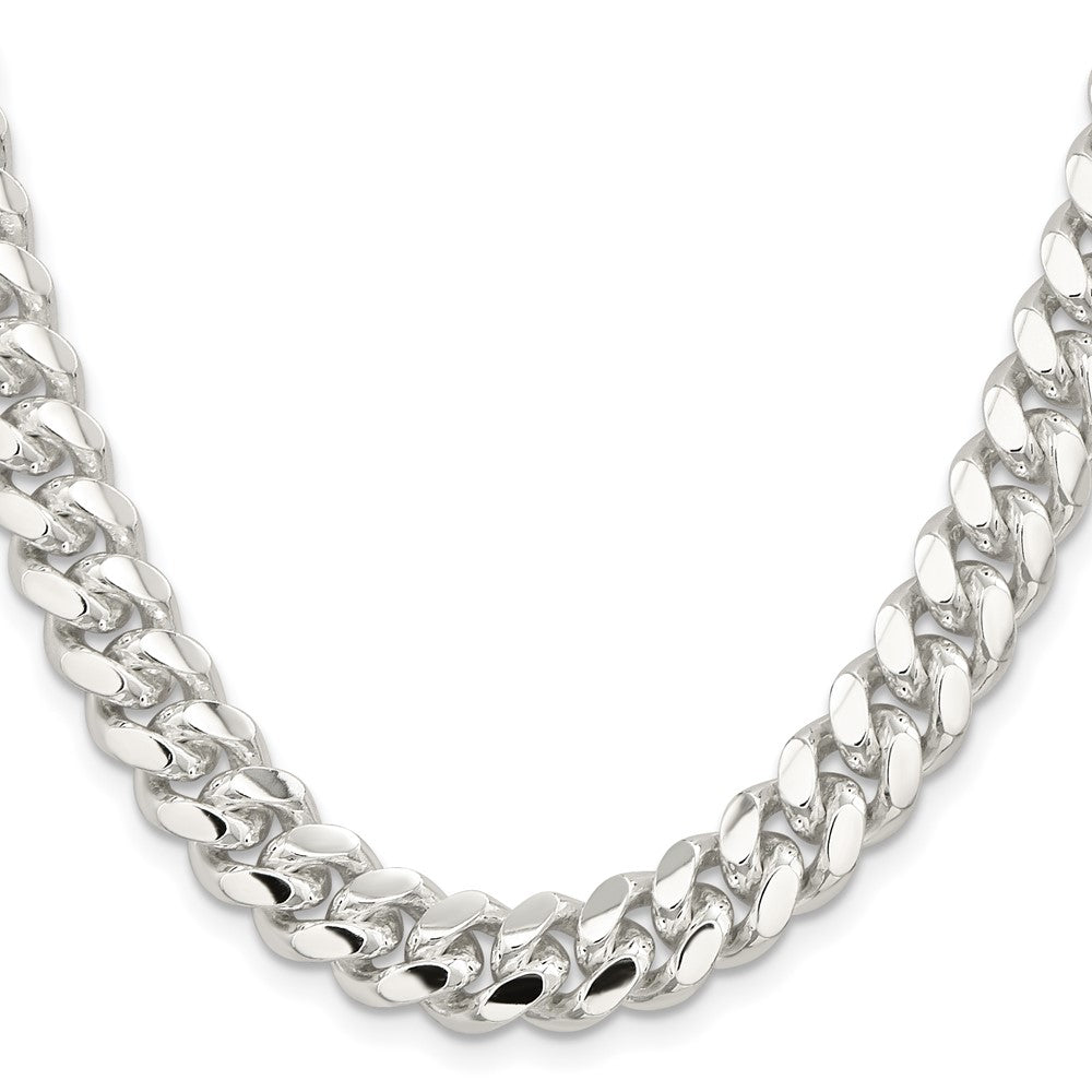 Sterling Silver 10.7mm Polished Domed Curb ChainQDB300