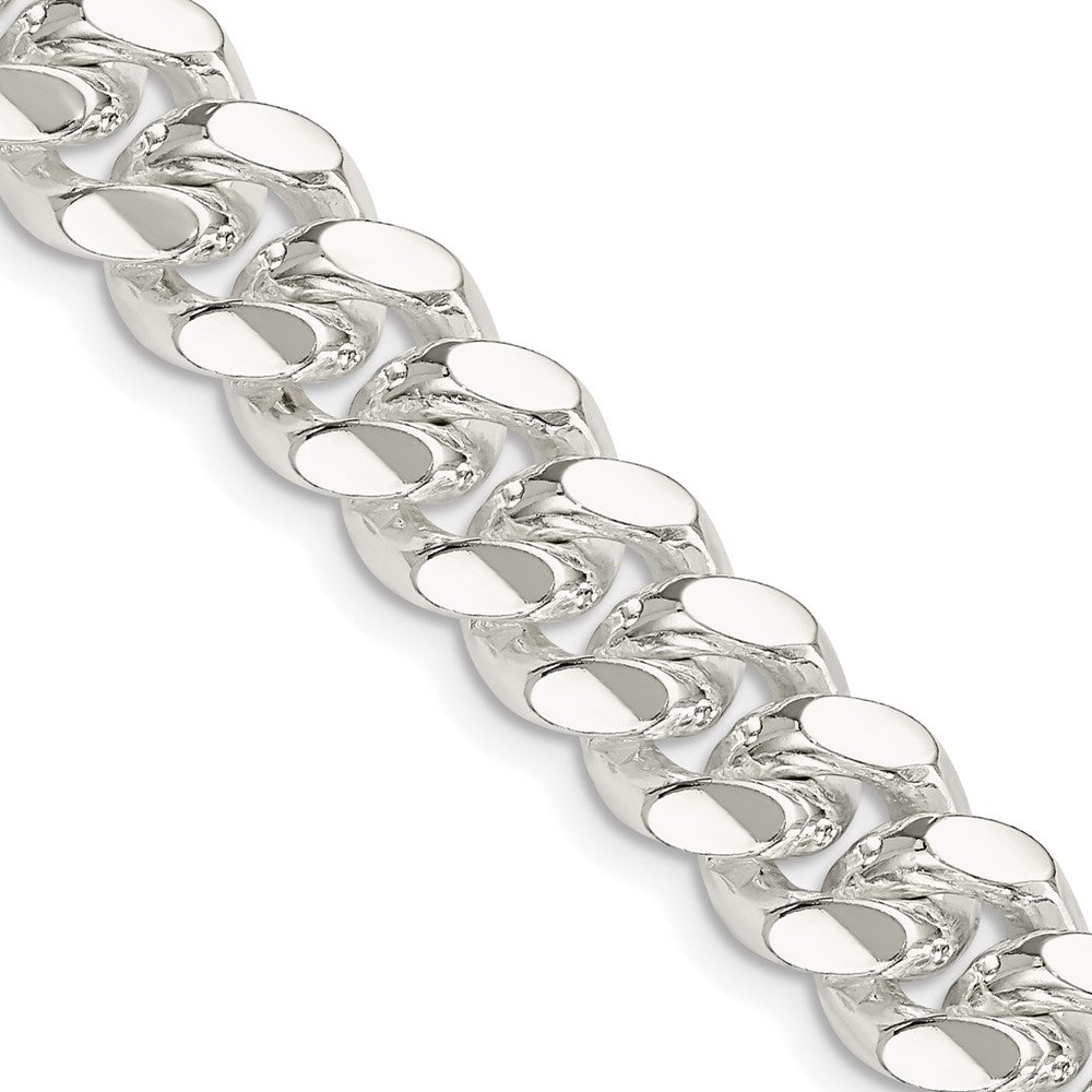 Sterling Silver 10.7mm Polished Domed Curb ChainQDB300