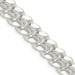 Sterling Silver 10.7mm Polished Domed Curb ChainQDB300