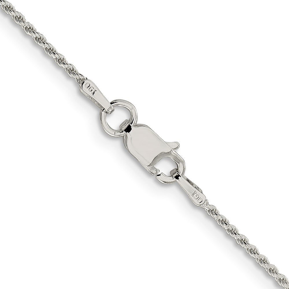 Sterling Silver 1.2mm Diamond-cut Rope ChainQDC015