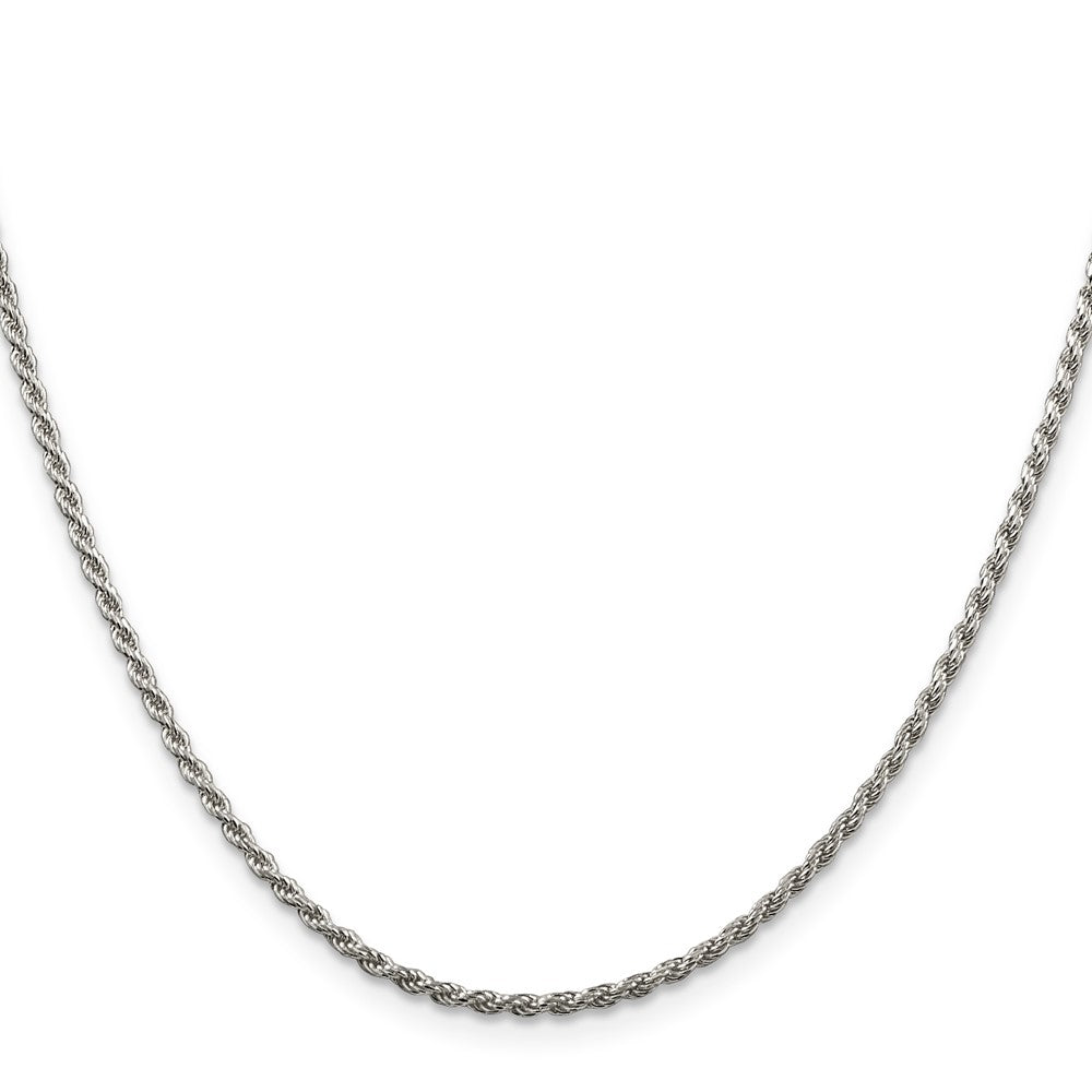 Sterling Silver 1.85mm Diamond-cut Rope ChainQDC030