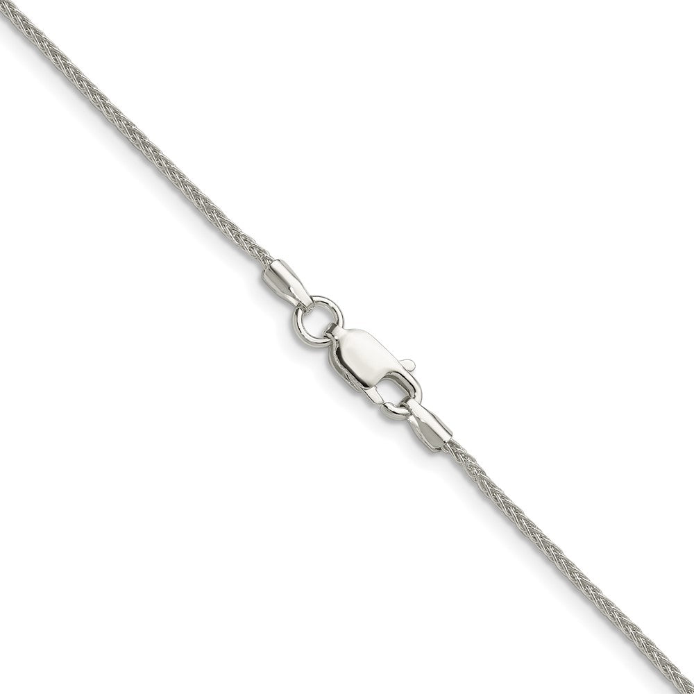 Sterling Silver 1.3mm 8 Sided D/C Double Spiga ChainQDDS030