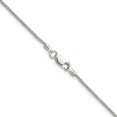 Sterling Silver 1.3mm 8 Sided D/C Double Spiga ChainQDDS030