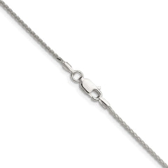 Sterling Silver 1.45mm 8 Sided D/C Double Spiga ChainQDDS035
