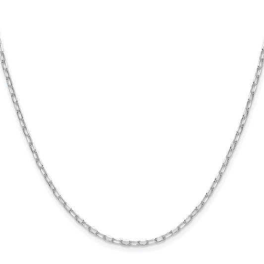 Sterling Silver Rhodium-plated 2.0mm D/C Forzantine ChainQDFC050R