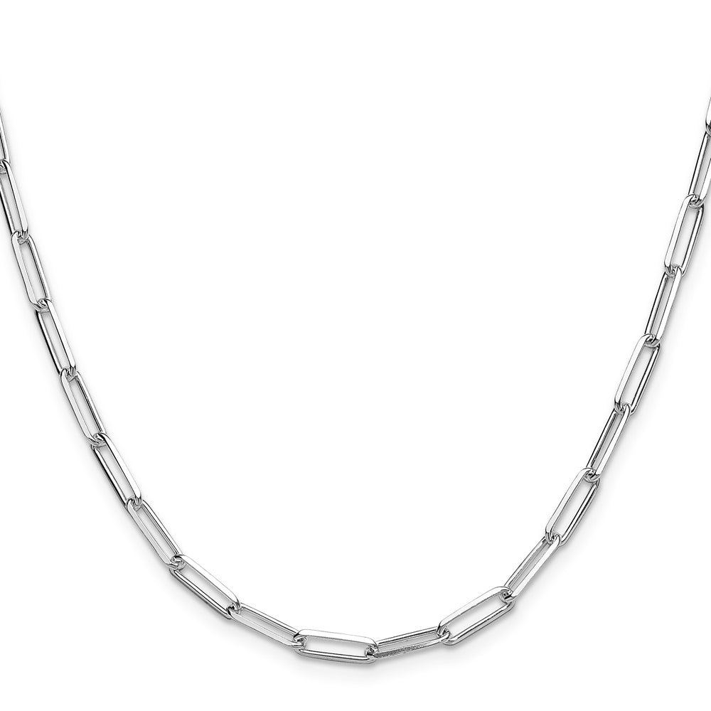 Sterling Silver 3.5mm D/C Paperclip ChainQDPC100