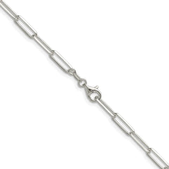 Sterling Silver 3.5mm D/C Paperclip ChainQDPC100