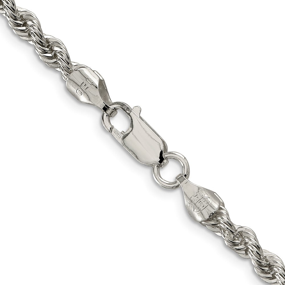 Sterling Silver 4.3mm Solid Rope ChainQDR080