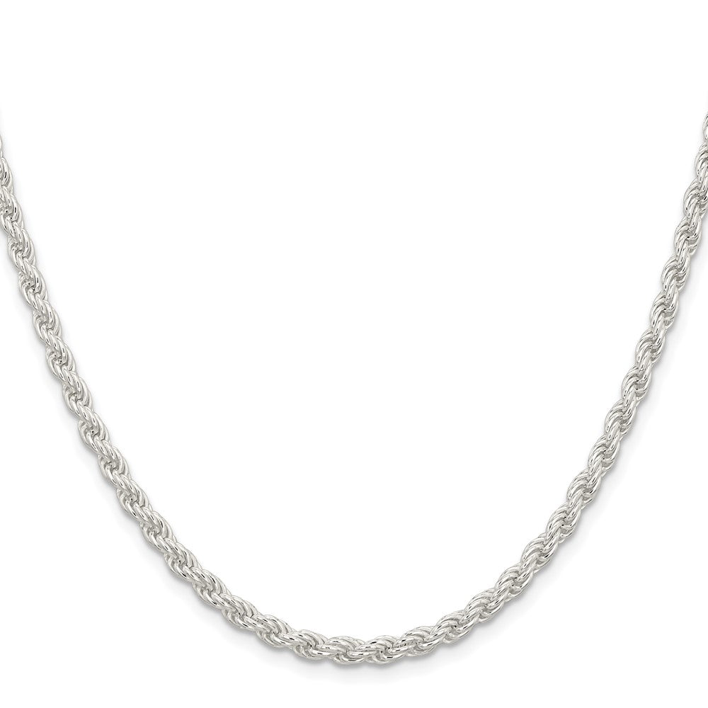 Sterling Silver 4.5mm Solid Rope ChainQDR090