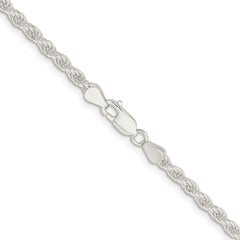 Sterling Silver 4.5mm Solid Rope ChainQDR090